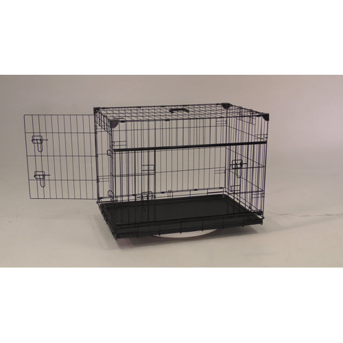 Tucker Murphy Pet™ Seaforth Sliding Double Door Pet Crate & Reviews